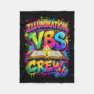 Christliche Illuminations-Vbs-Crew 2026 Jugendcamp Fleecedecke