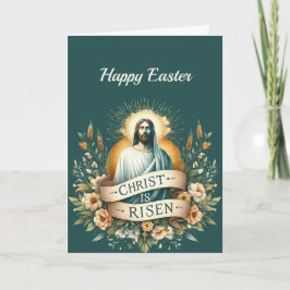 Christliche Illustration zur Osterblüte Feiertagskarte