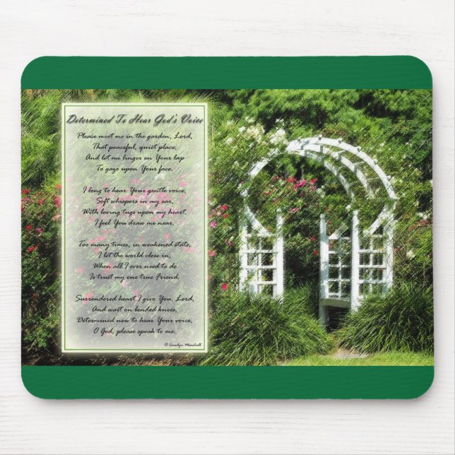 Christliche Inspiration Mousepad (Vorne)