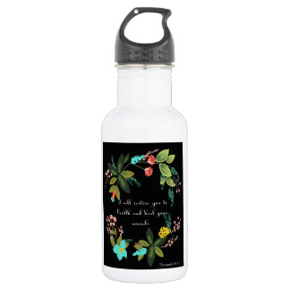 Christliche inspirational Kunst - Jeremias-30:17 Edelstahlflasche
