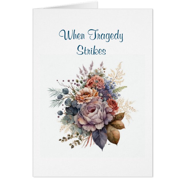 Christliche Inspirationskarte (Vorne)