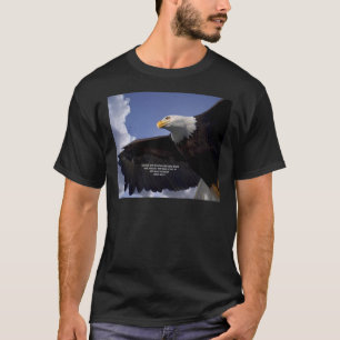 Christliche Isaiah 4031 Berg mit Flügeln wie Adler T-Shirt