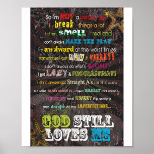 Christliche Jugendposter Poster