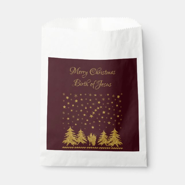 Christliche Jungfrau Mary, St. Joseph, Jesus Geschenktütchen (Vorderseite)