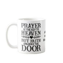 Christliche Kaffee-Tasse - Gebet ist das 🗝