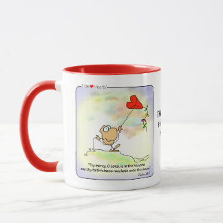 Christliche Kaffee-Tasse Gottes Barmherzigkeit Tasse