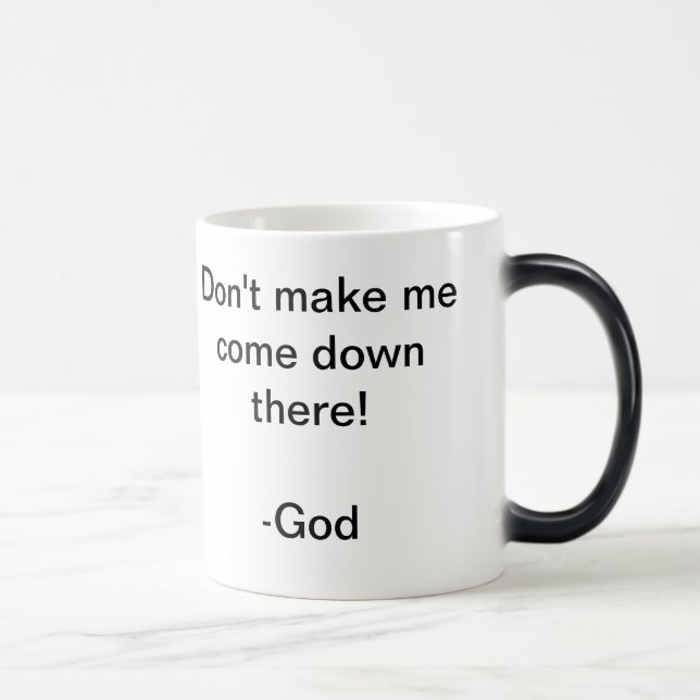 Christliche Kaffee-Tasse Verwandlungstasse (Rechts)