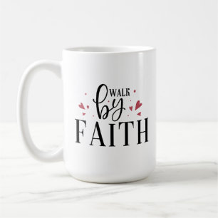 Christliche Kaffee-Tasse - Weg durch den Glauben Kaffeetasse