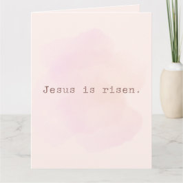 Christliche Karte: Jesus ist auferstanden. Seien S Karte