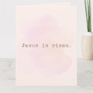 Christliche Karte: Jesus ist auferstanden. Seien S Karte