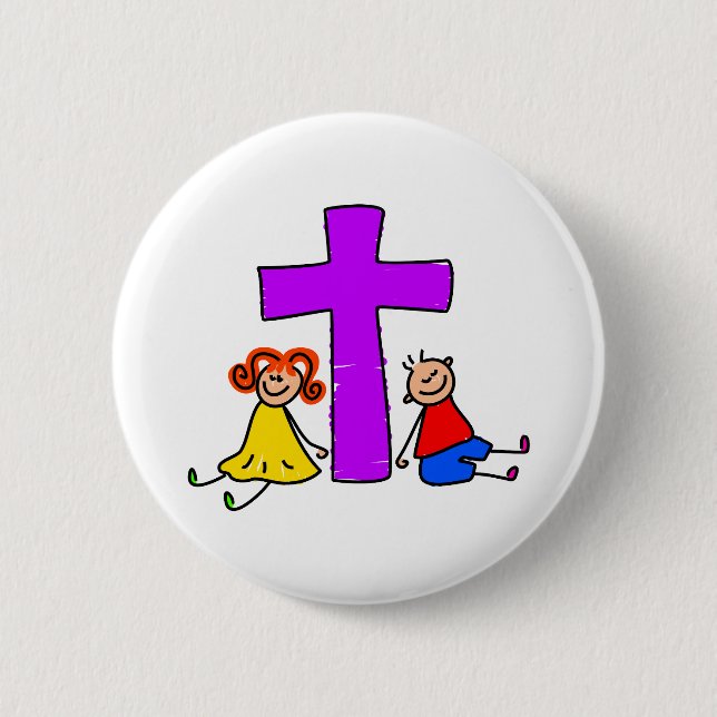 Christliche Kinder Button (Vorderseite)