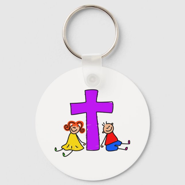 Christliche Kinder Schlüsselanhänger (Vorderseite)