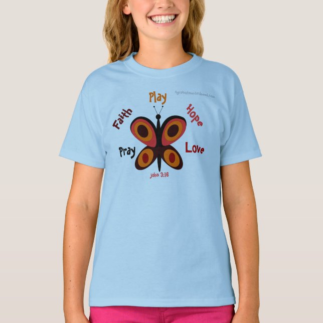 Christliche Kinder T-Shirt (Vorderseite)
