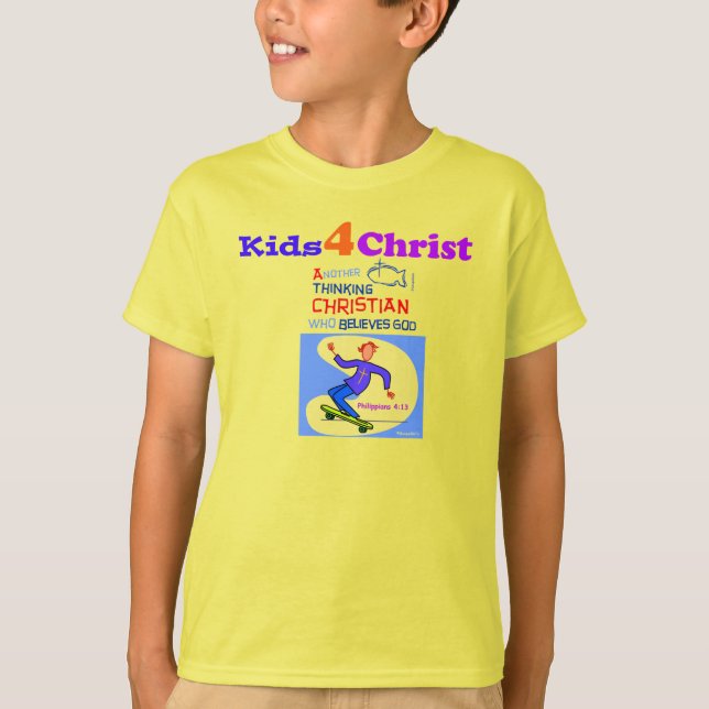 Christliche Kinder T-Shirt (Vorderseite)