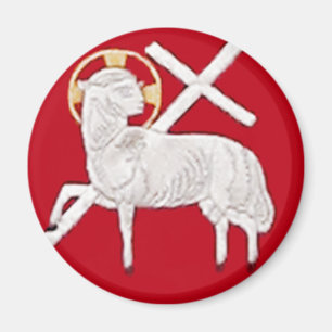 CHRISTLICHE KIRCHE SYMBOLS-LAMB DES GOTTES MAGNET