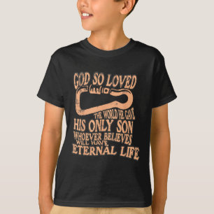 Christliche Kletterausrüstung Zeuge für Gott gelie T-Shirt