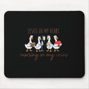 Christliche Krankenschwester Nursing School lustig Mousepad