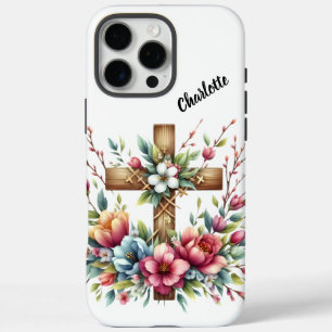 Christliche, kreuz umschlossene künstlerische Früh iPhone 16 Pro Max Hülle