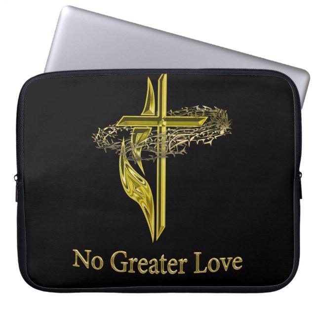 Christliche Kreuze Laptopschutzhülle (Vorderseite)
