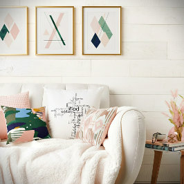 christliche Kreuzwörter Kissen