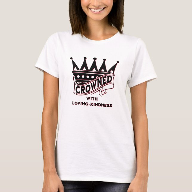 Christliche KROWNED Liebenswürdigkeit T-Shirt (Vorderseite)