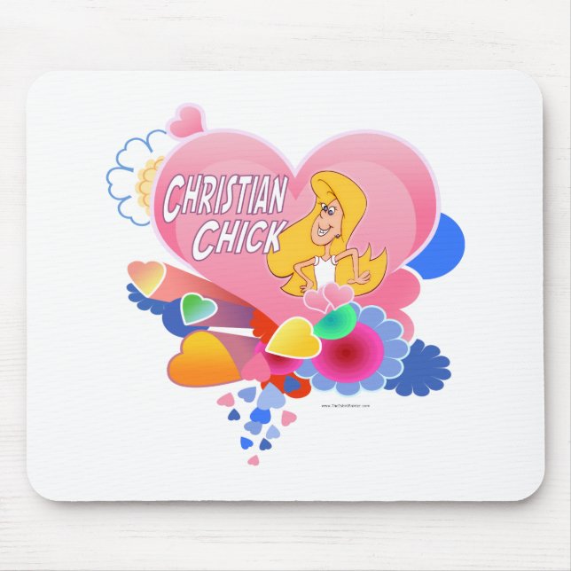Christliche Küken Mousepad (Vorne)
