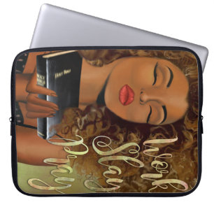 Christliche Kunst-Arbeit töten beten Laptop-Hüls Laptopschutzhülle