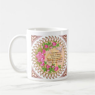 Christliche Liebe ist geduldig Tasse