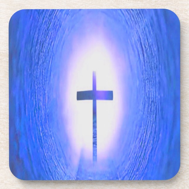 Christliche Liebe Jesus Getränkeuntersetzer (Vorderseite)