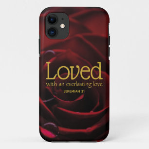 CHRISTLICHE LIEBE ROTE ROSE Case-Mate iPhone HÜLLE