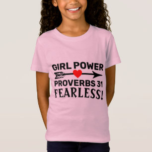 CHRISTLICHE MÄDCHEN-POWER-MÄDCHEN-T - Shirt