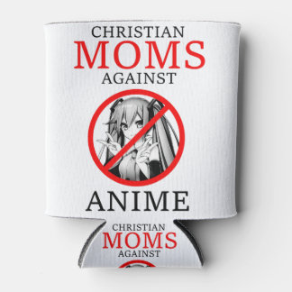 Christliche Mamas gegen Anime Funny Meme Dosenkühler