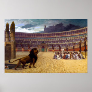 Christliche Märtyrer Letztes Gebet J-L Gérôme Poster