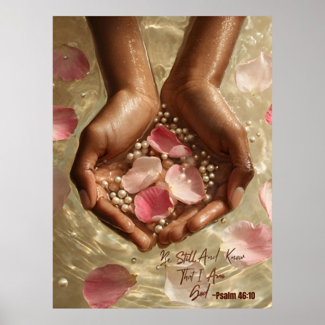 Christliche Mauer Art - Wohngestaltung Poster (Vorne)