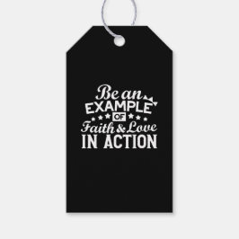 Christliche Motivation Design - Glaube, Liebe und Geschenkanhänger