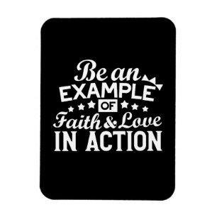 Christliche Motivation Design - Glaube, Liebe und  Magnet