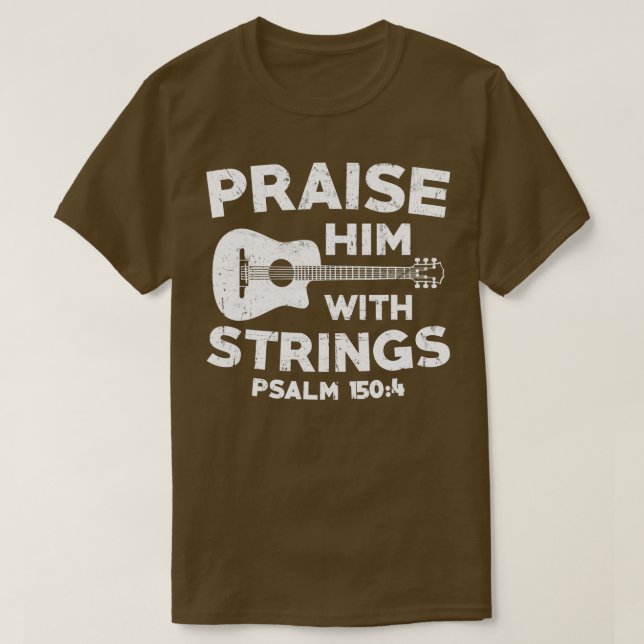 Christliche Musikkirche Gitarre Bass Jesus Rock Gi T-Shirt (Design vorne)
