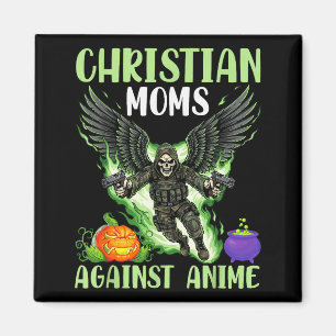 Christliche Mütter gegen Anime Skelett Engel Flüge Magnet