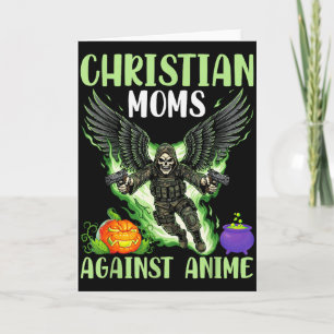 Christliche Mütter gegen Anime-Skelett-Engelsflüge Karte