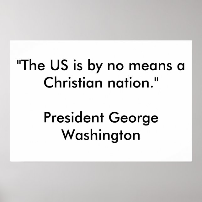 Christliche Nation Poster (Vorne)