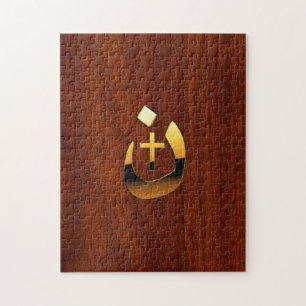 Christliche Nazarener Kreuz Symbole in Gold