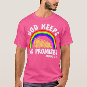 Christliche Noah Ark Jesus Gott Behalte seine Vers T-Shirt