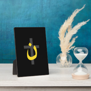 Christliche NS-Symbol Solidarität Cross Decke Fotoplatte