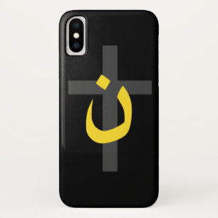 Christliche NS-Symbol Solidarität und Kreuz iPhone X Hülle