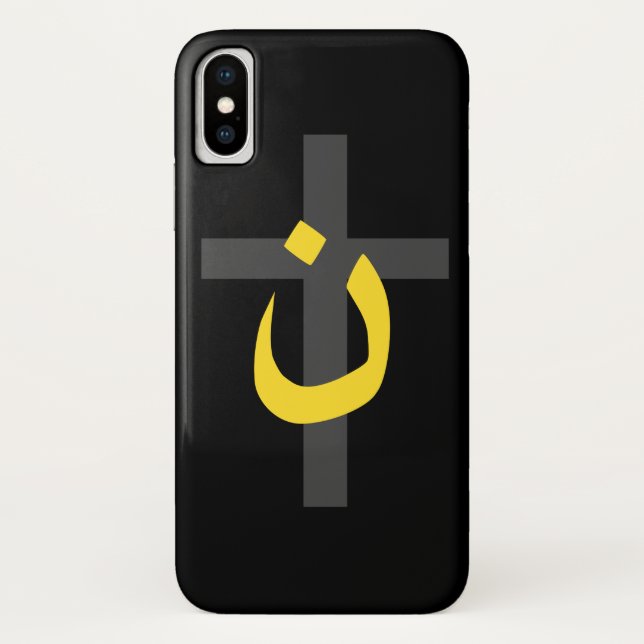 Christliche NS-Symbol Solidarität und Kreuz Case-Mate iPhone Hülle (Rückseite)