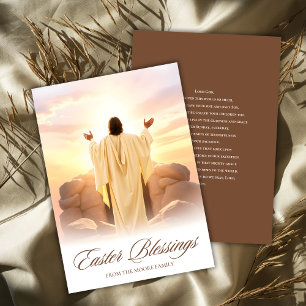 Christliche Oster-Segen Pascha-Gebet Feiertagskarte