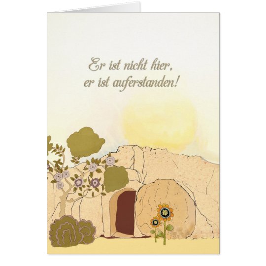 Christliche Ostern-Wünsche auf Deutsch (ihn wird Karte