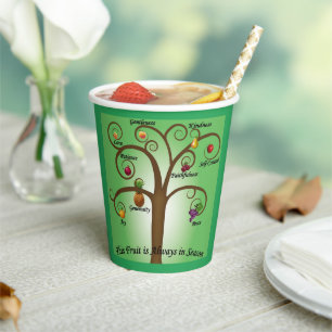 Christliche Party-Tassen mit Fruit of the Spirit-T Pappbecher