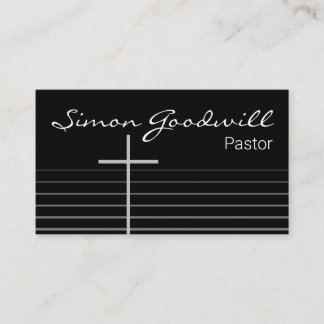 Christliche Pastor Minister Visitenkarten | elegan Visitenkarte