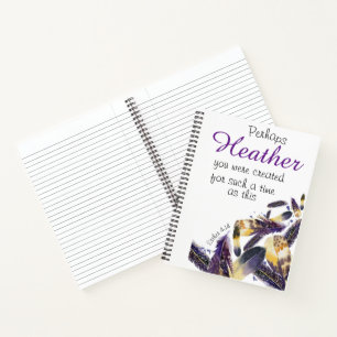 Christliche Personalisierte Schrift Notizbuch